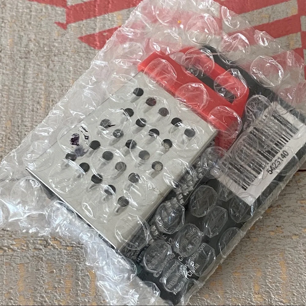 Mini Stainless Steel Grater With Red Handle